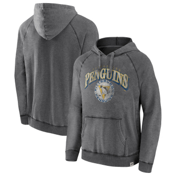Pittsburgh Penguins pánska mikina s kapucňou True Classics Washed Pullover Hoodie grey