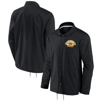Boston Bruins pánska bunda True Classics Varsity Coach black