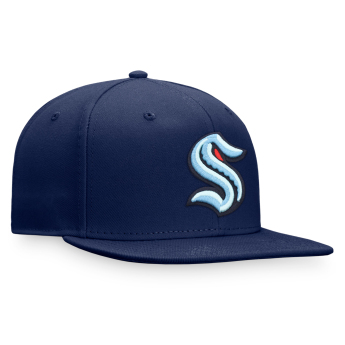 Seattle Kraken čiapka flat šiltovka Core Snapback blue