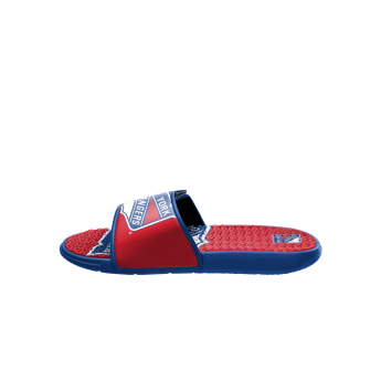 New York Rangers pánske šľapky Colorblock Slipper