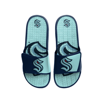 Seattle Kraken pánske šľapky Colorblock Slipper
