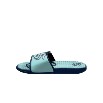Seattle Kraken pánske šľapky Colorblock Slipper