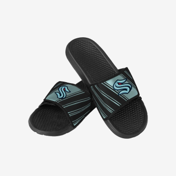 Seattle Kraken pánske šľapky Legacy Velcro Sport Slide Slipper