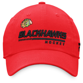 Chicago Blackhawks čiapka baseballová šiltovka Authentic Pro Locker Room Curved Unstructured Red