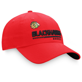 Chicago Blackhawks čiapka baseballová šiltovka Authentic Pro Locker Room Curved Unstructured Red