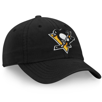 Pittsburgh Penguins čiapka baseballová šiltovka NHL Core Black Curved Unstructured