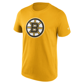 Boston Bruins pánske tričko Primary Logo Graphic T-Shirt Yellow Gold