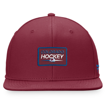 Colorado Avalanche čiapka flat šiltovka Authentic Pro Prime Flat Brim Snapback red