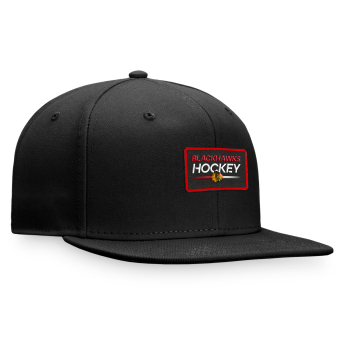 Chicago Blackhawks čiapka flat šiltovka Authentic Pro Prime Flat Brim Snapback black