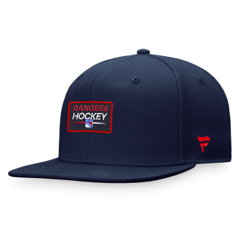 New York Rangers čiapka flat šiltovka Authentic Pro Prime Flat Brim Snapback navy