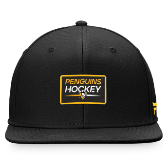 Pittsburgh Penguins čiapka flat šiltovka Authentic Pro Prime Flat Brim Snapback black