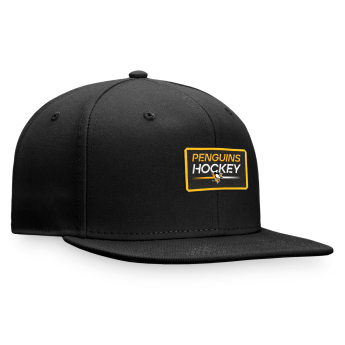 Pittsburgh Penguins čiapka flat šiltovka Authentic Pro Prime Flat Brim Snapback black