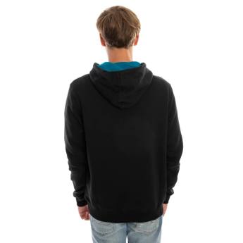 Anaheim Ducks pánska mikina s kapucňou Imprint 47 BURNSIDE Hood Jet Black