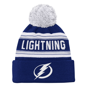 Tampa Bay Lightning detská zimná čiapka Jacquard Cuffed Knit With Pom