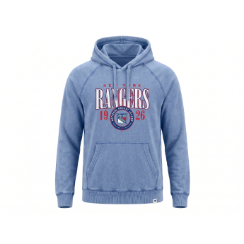 New York Rangers pánska mikina s kapucňou A/LS Hoodie blue