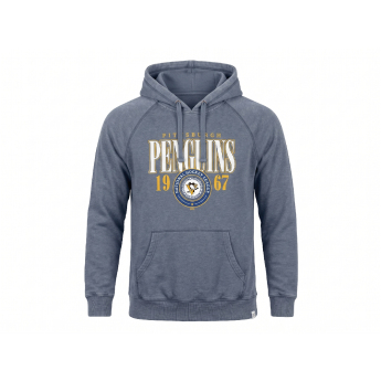 Pittsburgh Penguins pánska mikina s kapucňou A/LS Hoodie navy