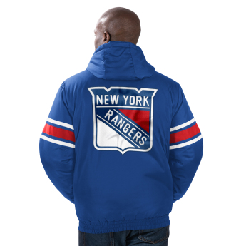 New York Rangers pánska bunda s kapucňou Tight End Winter Jacket