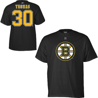 Boston Bruins pánske tričko #30 Tim Thomas black