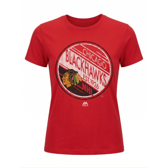 Chicago Blackhawks dámske tričko Circle red