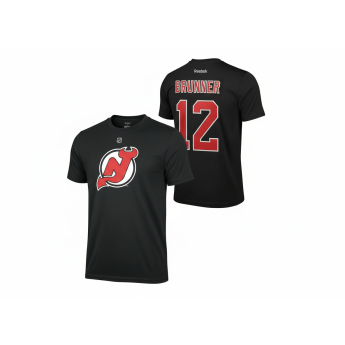 New Jersey Devils pánske tričko Damien Brunner #12 black