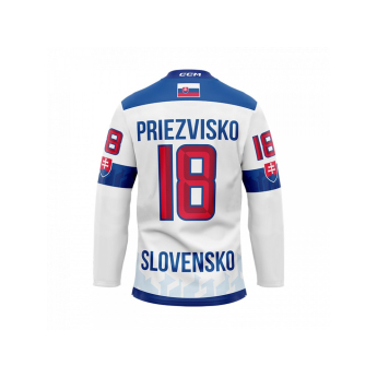 Hokejové reprezentácie hokejový dres Slovakia Juraj Slafkovský #20 CCM Hockey fan white