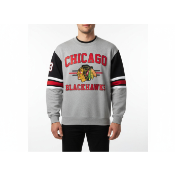 Chicago Blackhawks pánska mikina s kapucňou All Over Crew 4.0 Current Logo