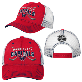 Washington Capitals detská čiapka baseballová šiltovka Lockup Meshback Adjustable