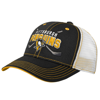 Pittsburgh Penguins detská čiapka baseballová šiltovka Lockup Meshback Adjustable