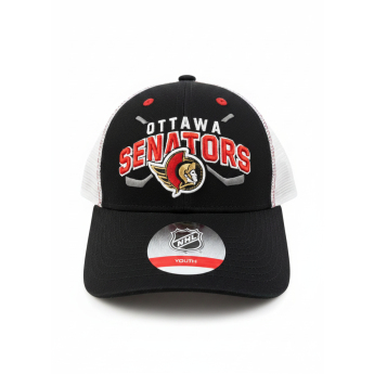 Ottawa Senators detská čiapka baseballová šiltovka Lockup Meshback Adjustable