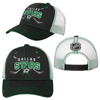 Dallas Stars detská čiapka baseballová šiltovka Lockup Meshback Adjustable