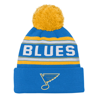 St. Louis Blues detská zimná čiapka 3Rd Jersey Jacquard Cuff Pom