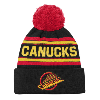 Vancouver Canucks detská zimná čiapka 3Rd Jersey Jacquard Cuff Pom