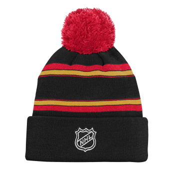 Calgary Flames detská zimná čiapka 3Rd Jersey Jacquard Cuff Pom