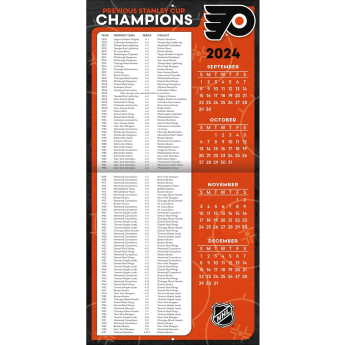 Philadelphia Flyers kalendár 2025 Wall Calendar