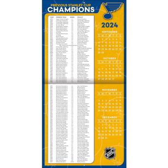St. Louis Blues kalendár 2025 Wall Calendar