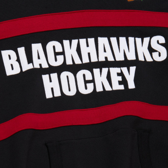 Chicago Blackhawks pánska mikina s kapucňou Head Coach Hoodie Current Logo black