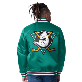 Anaheim Ducks pánska bunda The CLOSER Reversible Varsity Satin