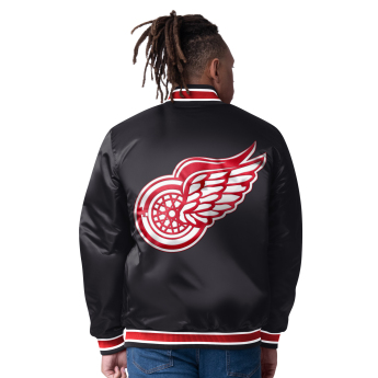 Detroit Red Wings pánska bunda The CLOSER Reversible Varsity Satin