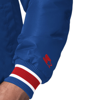 New York Rangers pánska bunda The CLOSER Reversible Varsity Satin