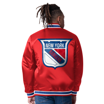 New York Rangers pánska bunda The CLOSER Reversible Varsity Satin
