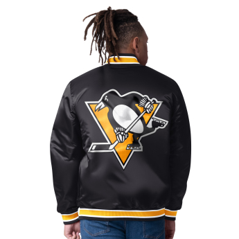 Pittsburgh Penguins pánska bunda The CLOSER Reversible Varsity Satin