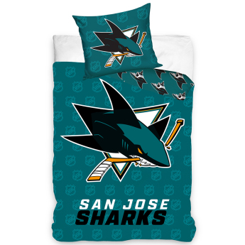 San Jose Sharks obliečky na jednu posteľ Shield 2