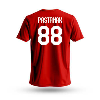 Hokejové reprezentácie pánske tričko Czech republic David Pastrňák #88 National Emblem 2025 red