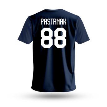 Hokejové reprezentácie pánske tričko Czech republic David Pastrňák #88 National Emblem 2025 Navy