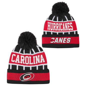 Carolina Hurricanes detská zimná čiapka Go Fast Cuffed Knit W Pom