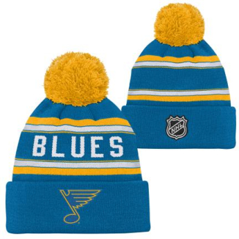 St. Louis Blues detská zimná čiapka Jacquard Cuffed Knit With Pom
