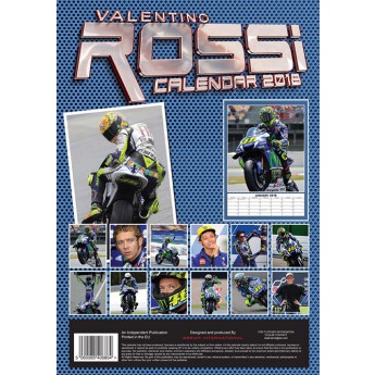 Valentino Rossi kalendár 2018 (29,7 x 42 cm)