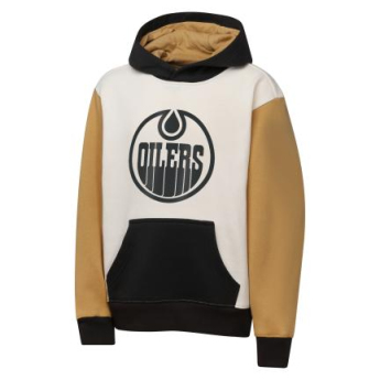 Edmonton Oilers detská mikina s kapucňou Color Blocked Flc Hd