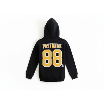Boston Bruins detská mikina s kapucňou David Pastrnak Flat Alt Cpt N&N Flc