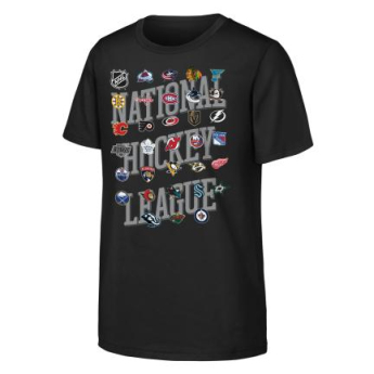 NHL produkty detské tričko All Teams Ss black